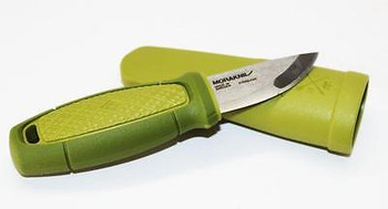 Mora Knives Eldris Fixed Blade Neck Knife Kit Green Handle w/ fire starter 12633