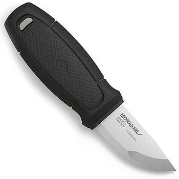 Mora Knives Eldris Fixed Blade Neck Knife Plain edge Black Handle & Sheath 12647