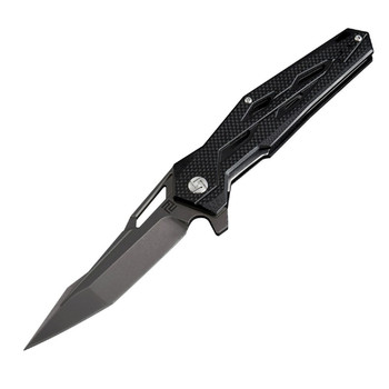 Artisan Cutlery Interceptor Knife Black G10 Handle Plain Black D2 Edge 1812P-BBK Artisan Cutlery Interceptor Knife Black G10 Handle Plain Black D2 Edge 1812P-BBK