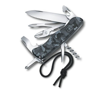Victorinox Skipper Swiss Army Knife Navy Camouflage Handle Plain Edge 0.8593.W942 Victorinox Skipper Swiss Army Knife Navy Camouflage Handle Plain Edge 0.8593.W942