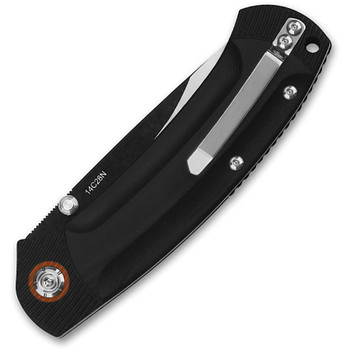 QSP Copperhead Linerlock Knife Black G10 Handle Plain Edge Cermaic Ball Bearings QS109-B QSP Copperhead Linerlock Knife Black G10 Handle Plain Edge Cermaic Ball Bearings QS109-B