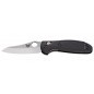 Benchmade Mini Griptilian Folder Knife Black Nylon Handle Plain S30V Edge 555-S30V