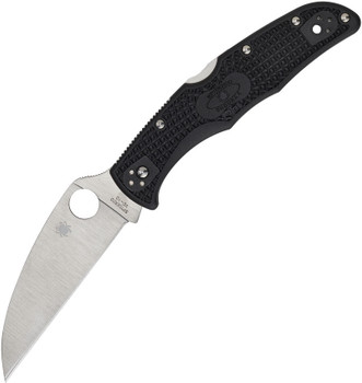 Spyderco Endura 4 Folding Knife Black FRN Handle Wharncliffe Plain Edge C10FPWCBK Spyderco Endura 4 Folding Knife Black FRN Handle Wharncliffe Plain Edge C10FPWCBK