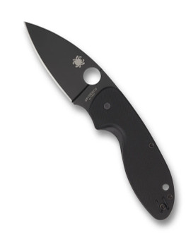 Spyderco Efficient Liner Lock Knife Black G10 Handle Plain Black Edge C216GPBBK Spyderco Efficient Liner Lock Knife Black G10 Handle Plain Black Edge C216GPBBK