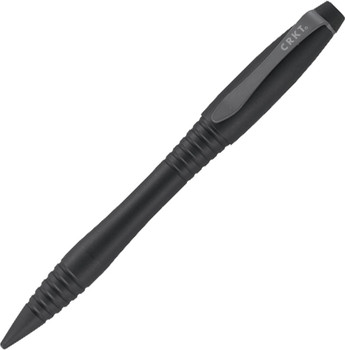 CRKT James Williams Tactical Pen Black Aluminum w/Nylon Pouch CRTPENWK