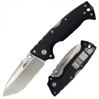 Cold Steel AD-10 Folder Knife Black G10 Handle Plain S35VN Edge 28DD