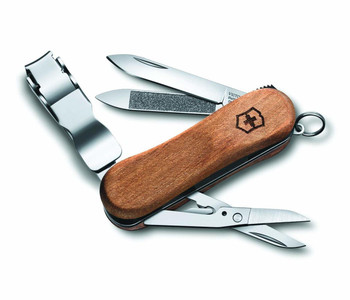Victorinox Nail Clip 580 Swiss Army Knife MultiTool Walnut Handle 0.6461.63US2