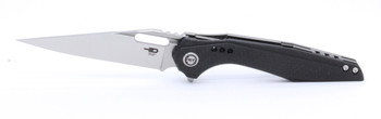 Bestech Malware Knife Gray Titanium & Carbon Fiber Handle Plain S35VN Edge BT1902C