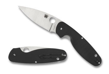 Discontinued Spyderco Emphasis Liner Lock Knife Black G10 Handle Plain Edge C245G Discontinued Spyderco Emphasis Liner Lock Knife Black G10 Handle Plain Edge C245G