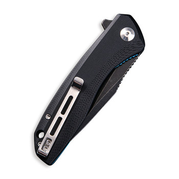 CIVIVI Baklash Liner Lock Knife Black G10 Handle Plain Edge Black Blade C801H CIVIVI Baklash Liner Lock Knife Black G10 Handle Plain Edge Black Blade C801H