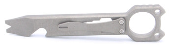 TwoSun EDC-03 Pry-Bar Bottle Opener w/ Pocket Clip Gray Titanium