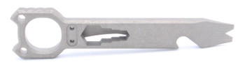 TwoSun EDC-03 Pry-Bar Bottle Opener w/ Pocket Clip Gray Titanium