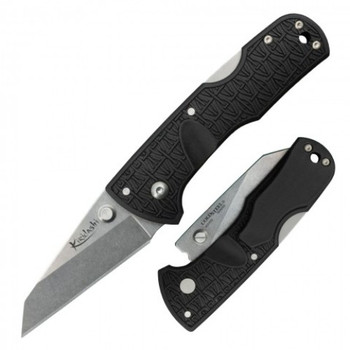 Cold Steel Kiridashi Tri-Ad Locking Knife Black Reinforced Nylon Handle Plain Blade 20KPL