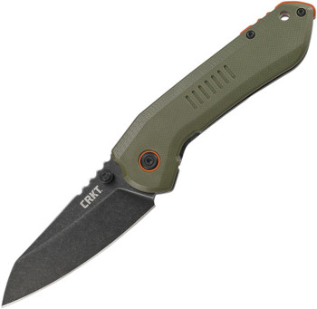 CRKT Overland Frame Lock Knife OD Green G10 Black SW Wharncliffe Blade 6280 CRKT Overland Frame Lock Knife OD Green G10 Black SW Wharncliffe Blade 6280