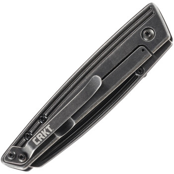 Discontinued CRKT Inara Frame Lock Knife Black G10 Handle Plain Black Wharncliffe Blade 7140