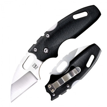 Cold Steel Mini Tuff Lite Tri-Ad Lock Knife Black Griv-Ex Handle Plain Edge 20MT