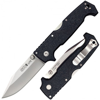 Cold Steel SR1 Lite Folder Knife Black G10 Griv-Ex Handle Plain Edge 62K1