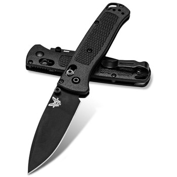 Benchmade Bugout Axis Knife Black CF-Elite Handle Plain Black S30V Blade 535BK-2