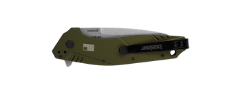 Kershaw Dividend Liner Lock Assisted Knife Olive Alum Handle Composite Blade 1812OLCB Kershaw Dividend Liner Lock Assisted Knife Olive Alum Handle Composite Blade 1812OLCB