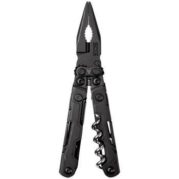 SOG PowerLitre MultiTool Pliers Gripper Black Oxide Stainless Steel PL1002
