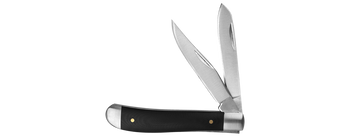 Kershaw Gadsden Slip Joint Knife Black G10 Handle Two Plain Satin Blades 4381