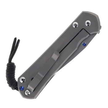 Chris Reeve Large Sebenza 31 Folding Knife Gray Titanium Handle Plain Magnacut Blade L31-1000