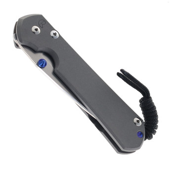 Chris Reeve Large Sebenza 31 Folding Knife Gray Titanium Handle Plain Magnacut Blade L31-1000