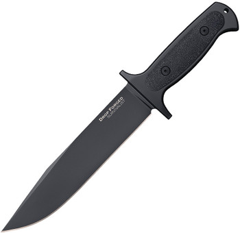 Cold Steel Drop Forged Survivalist Fixed Blade Knife Black G10 Handle Plain Blade 36MH