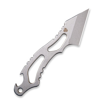 Discontinued CIVIVI KIRI EDC One Piece Fixed Blade Neck Knife Flat Gray Stainless Steel C2001A
