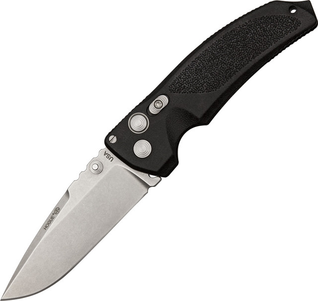 Hogue Large Tactical Folding Knife Black Aluminum Handle 154CM