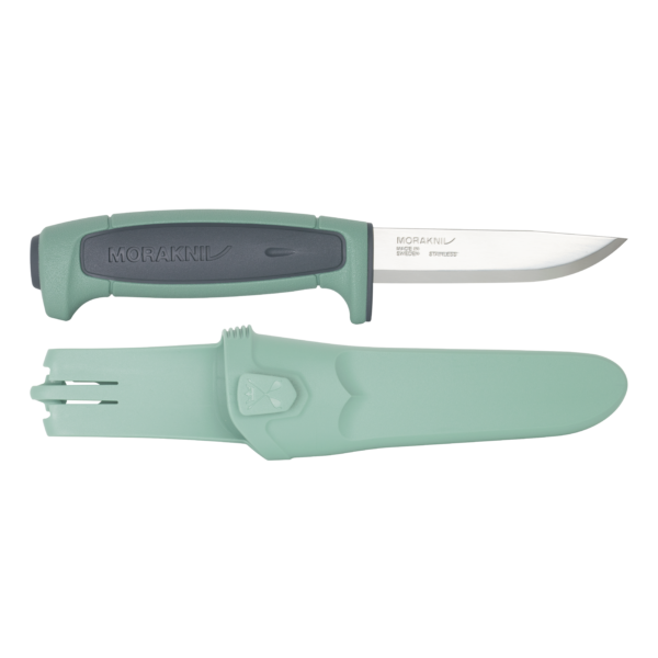 Mora Basic 546 Fixed Blade Knife Mint Green Polypropene Handle