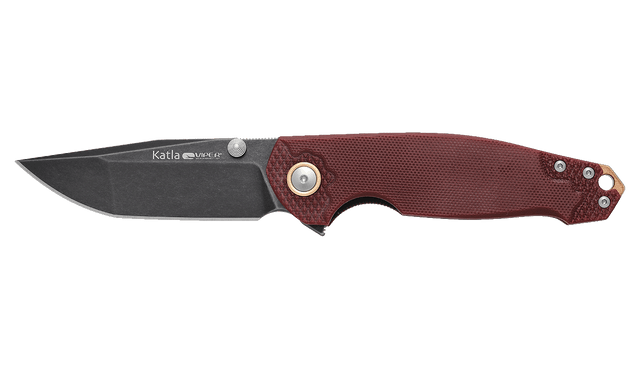 Viper Katla ZI Folding Knife Zircote Wood Handle M390 Plain Edge