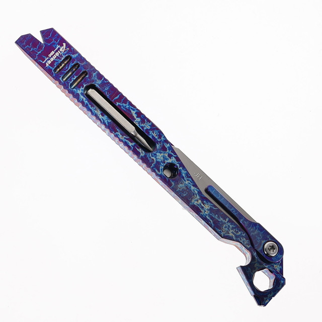 Two Sun Pry Bar/Multi-Tool Color Titanium Body Stonewash Finish