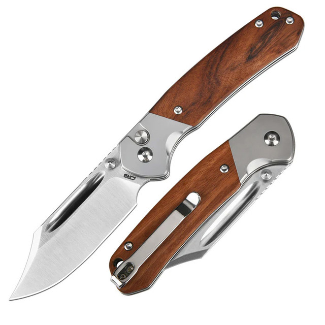 Cold Steel 1917 Frontier Bowie Fixed Blade Knife Wood Handle Plain