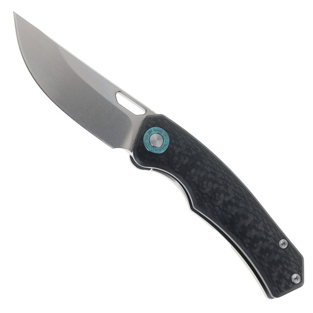 Two Sun Folding Knife Carbon Fiber/Color Titanium Handle