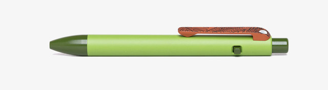 Tactile Turn Sprout Side Click Action Pen Two-Tone Glossy Green