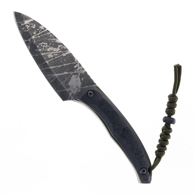 シルバー925 Max Tkachuk Custom Beshket Scandi Sheepsfoot Fixed Blade Knife