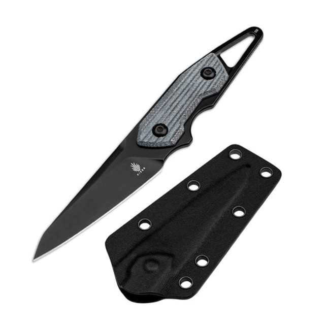 ♢♢♢kefam出品3点♢♢♢ Kizer Buddy Fixed Blade Knife Black/White G10 Handle Nitro-V