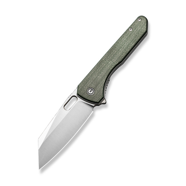 モモ Civivi Nugz Folding Knife Black G10/Twill Carbon Fiber Handle