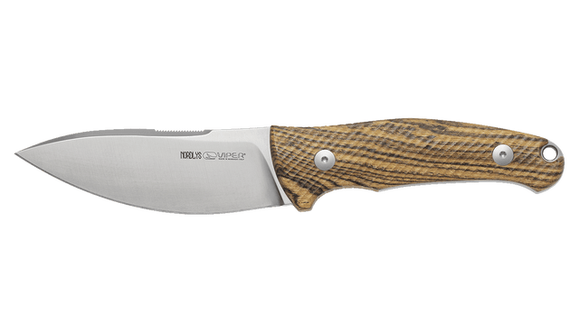 ハイパーナイフ6 Viper Ranger Fixed Blade N690 Satin Blade Bocote Wood Handle