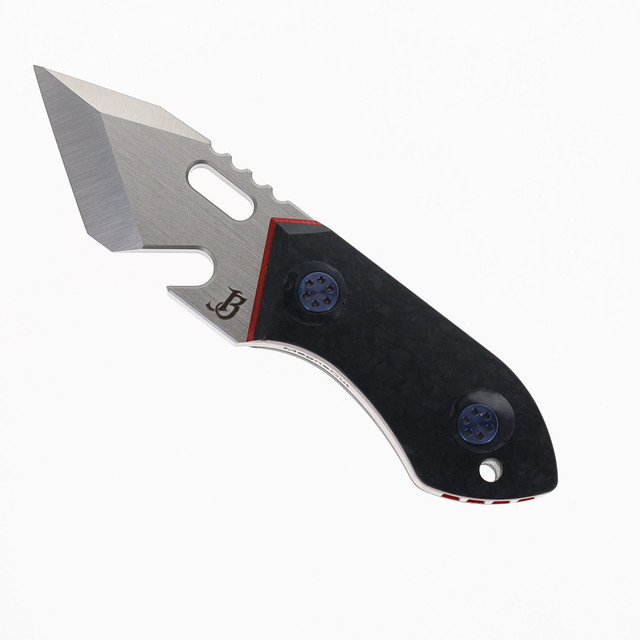 Mechforce Guillot Collab Kestrel Fixed Blade Knife Black Carbon