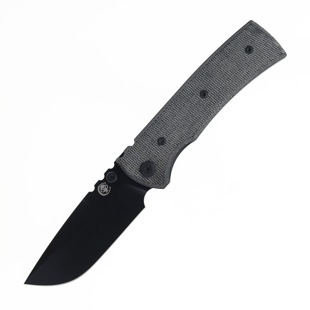 その他 9 Chaves Knives Blue Label Redencion 229 Folding Knife Black
