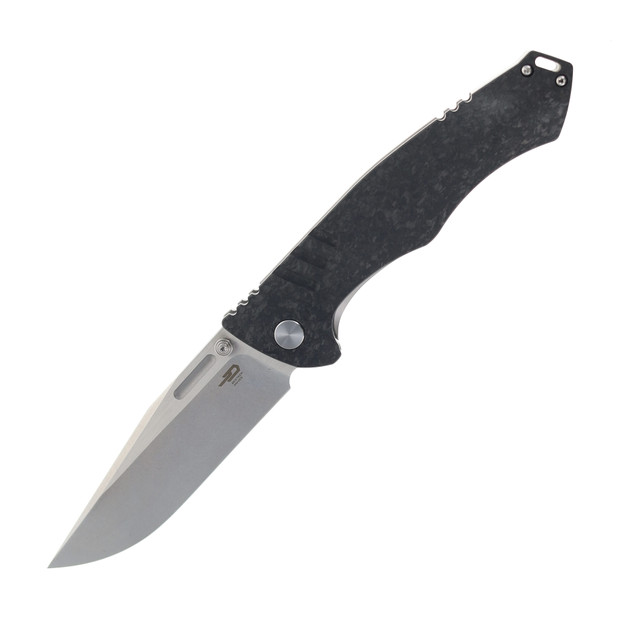 Bestech VK-Void Folding Knife Black G10 Handle M-CUT Plain
