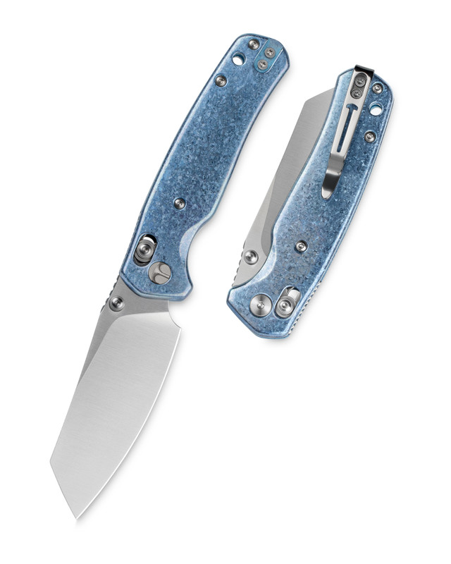 Bestechman Lanza Folding Knife White/Red G10 Handle 14C28N Plain