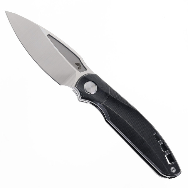 TwoSun Folding Knife Color Titanium Handle M390 Clip Point Plain
