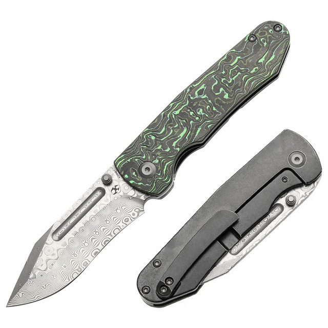 新しいエルメス Folding Apollo Kansept Knife Storm Titanium/Arctic Blackwash 小物