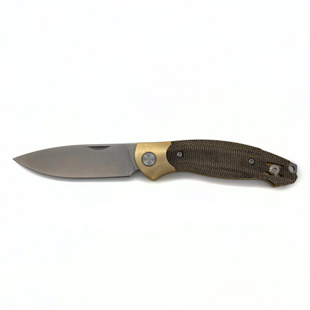 GiantMouse Ace Farley Folding Knife Slip Joint V2 Green Canvas