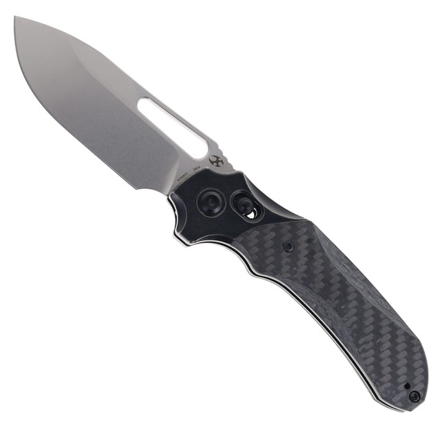 Mechforce Carey Collba Roaster Folding Knife Fatcarbon Toxic Storm