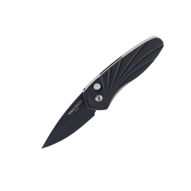 Protech Sprint Auto Knife Black Aluminum Handle S35VN Spear Point