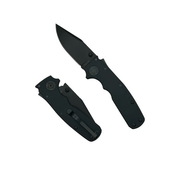 Demko Shark-Cub Folding Knife Black Aluminum Handle 20CV Shark